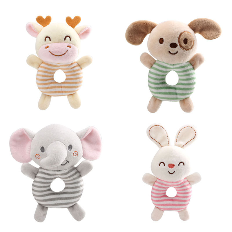 Baby Rattle Toy Set - New Baby Rattle Toys Cartoon Animals