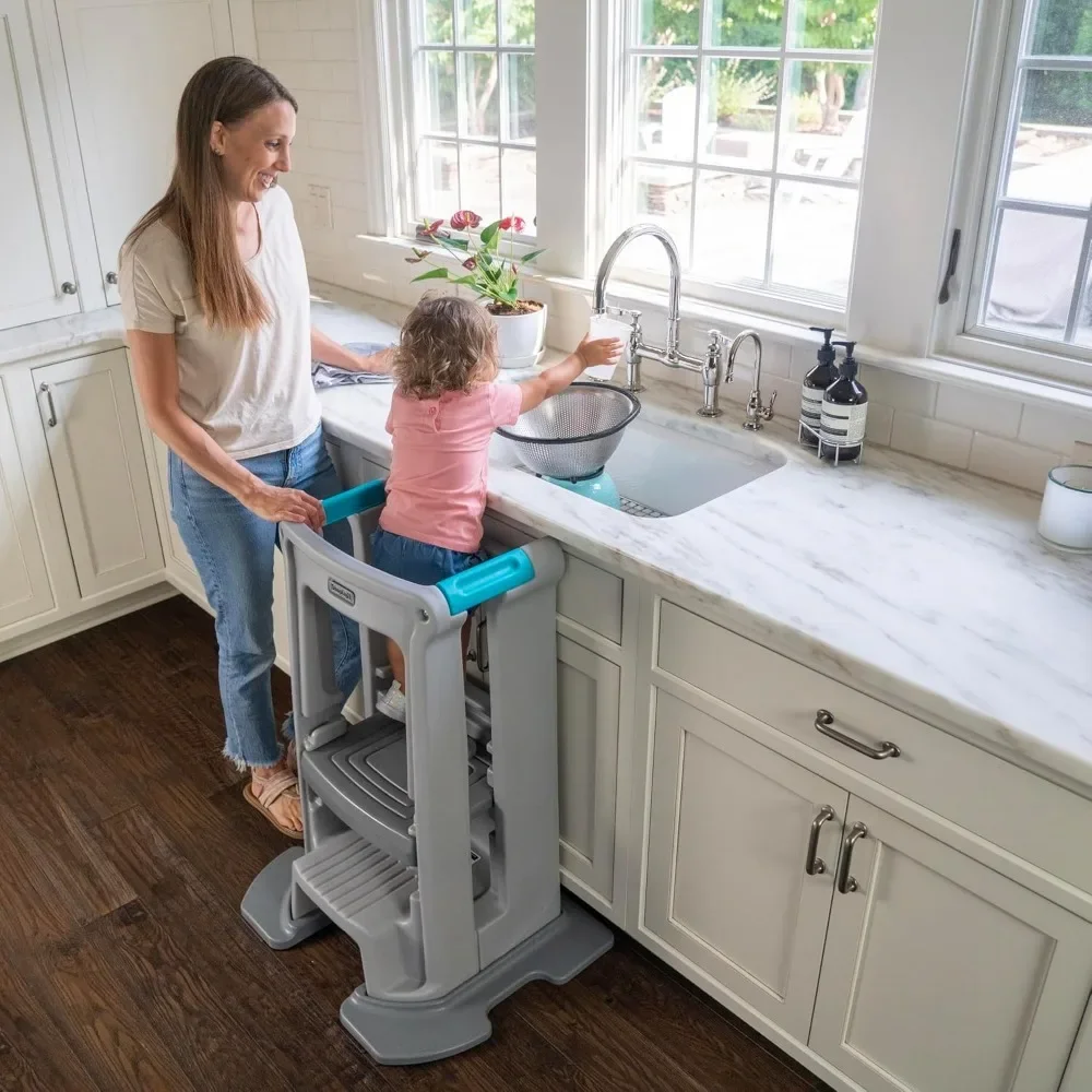 Toddler Learning Tower - Toddler Tower Montessori Standing Kitchen Step