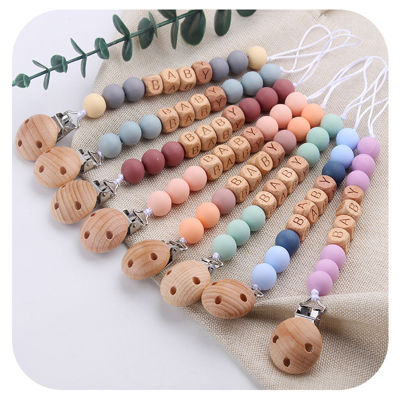 Baby Products Gift - New Baby Pacifier Clips Personalized Name