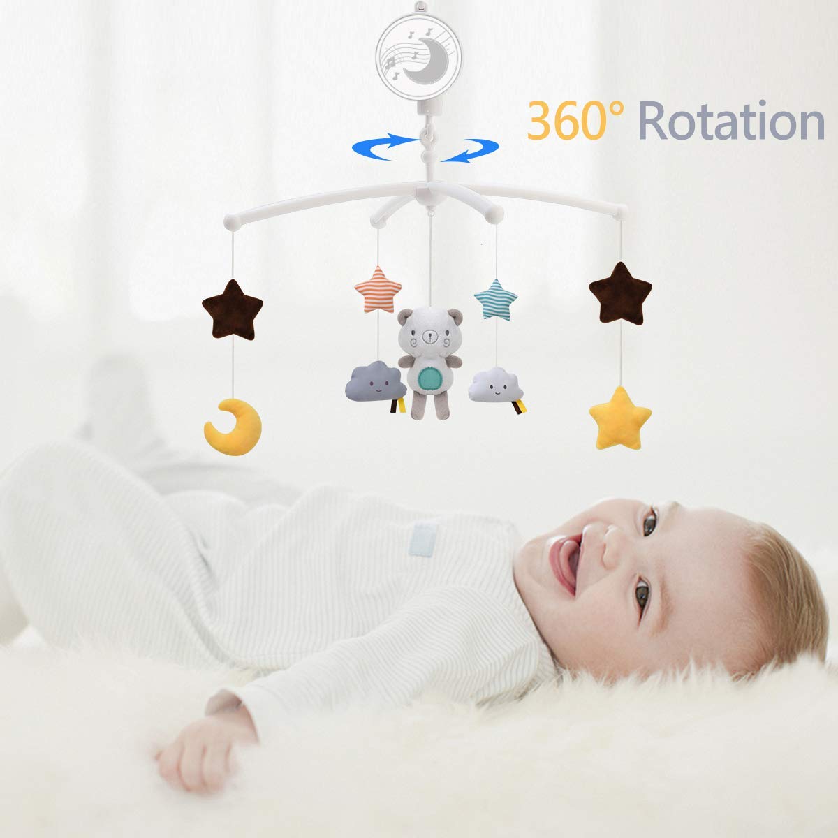 Baby Crib Mobiles Rattles Musi - Baby Rattle Toy Set ulasan dan harga