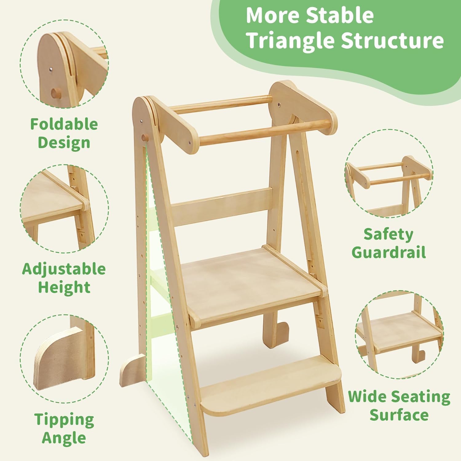 Foldable Toddler Kitchen Tower - Toddler Learning Tower ulasan dan harga