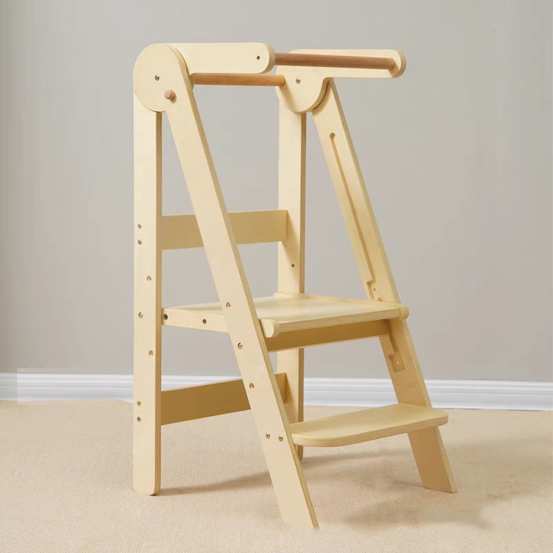 3-Height Children's Wooden Ste - Toddler Learning Tower ulasan dan harga