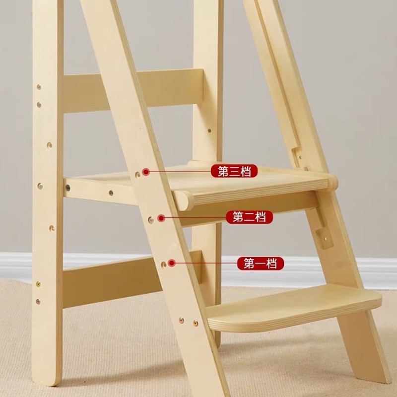 3-Height Children's Wooden Ste - Toddler Learning Tower ulasan dan harga