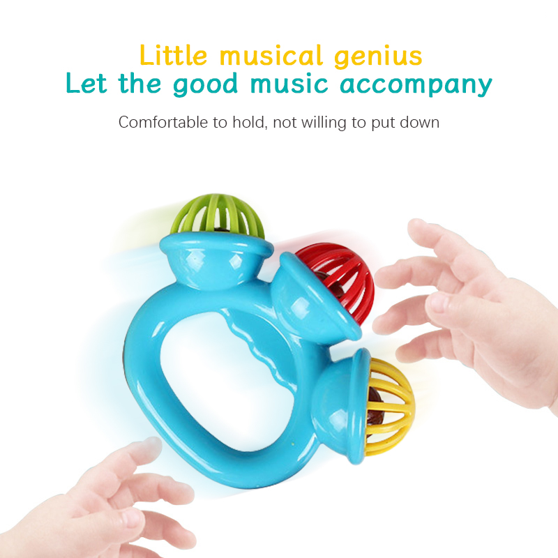 1-4PCS Baby Hand Rattle Ball T - Baby Rattle Toy Set ulasan dan harga