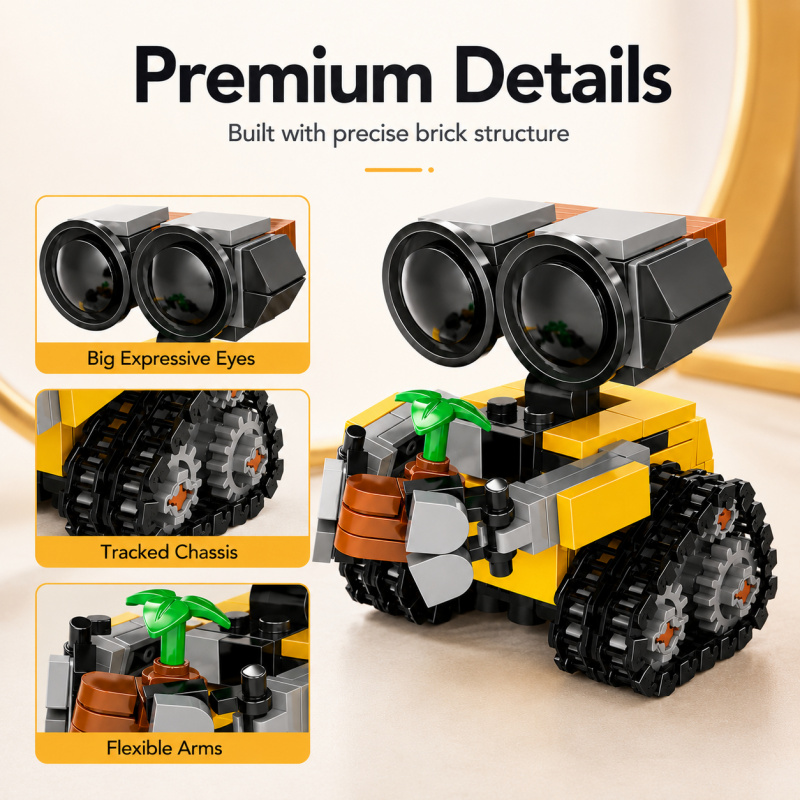 Mini Robot Building Blocks Set - Lego Set Technic ulasan dan harga