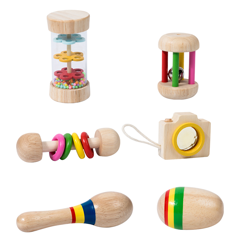 6pcs Early Educational Baby Ra - Baby Rattle Toy Set ulasan dan harga