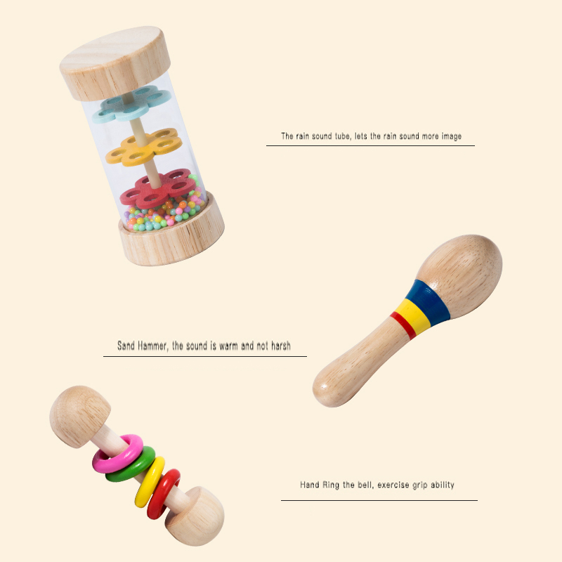 6pcs Early Educational Baby Ra - Baby Rattle Toy Set ulasan dan harga