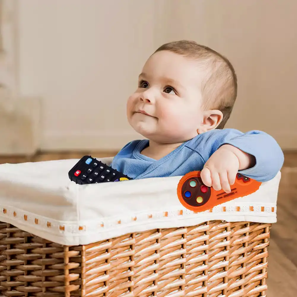 Baby Silicone Teether Toys Rem - Baby Products Natural ulasan dan harga