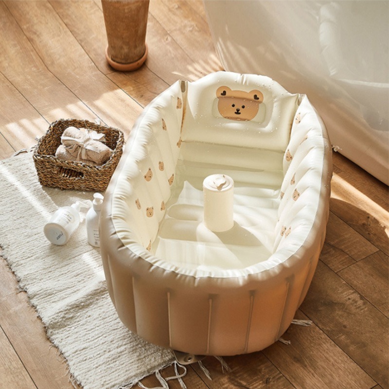 1PC Cartoon Inflatable Bathtub - Baby Products For Newborn ulasan dan harga