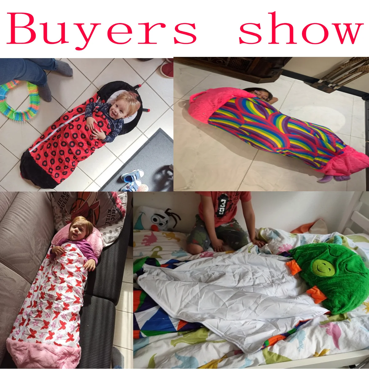 Kids Cartoon Animal Sleeping B - Baby Sleep Sack ulasan dan harga