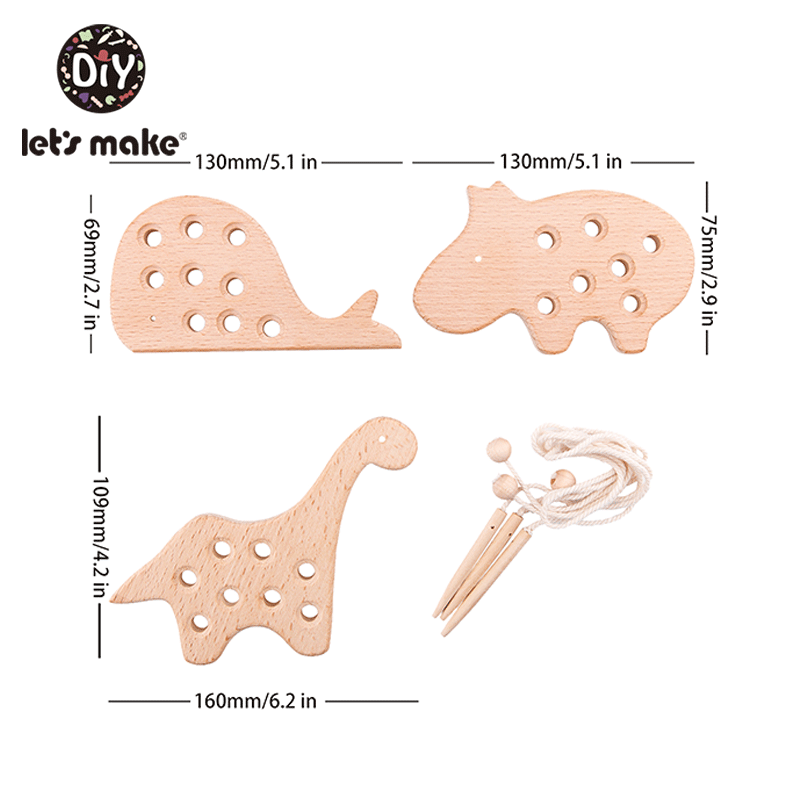 Wooden Kindergarten Mouse Thre - Baby Products Natural ulasan dan harga
