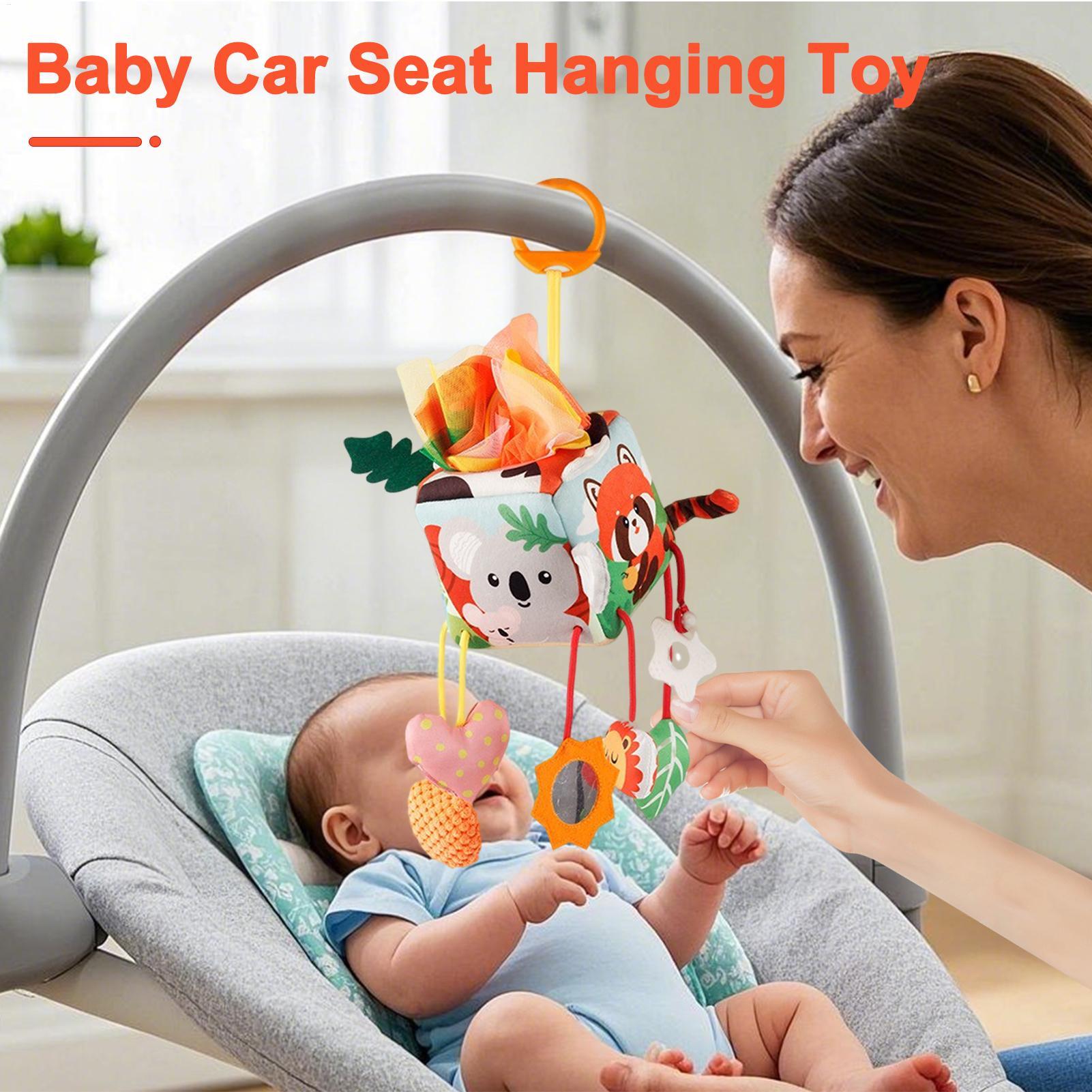 Car Seat Toys Toddler Plush Sq - Baby Rattle Toy Set ulasan dan harga