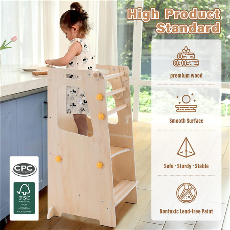 Baby Learning Tower Foldable W - Toddler Learning Tower ulasan dan harga
