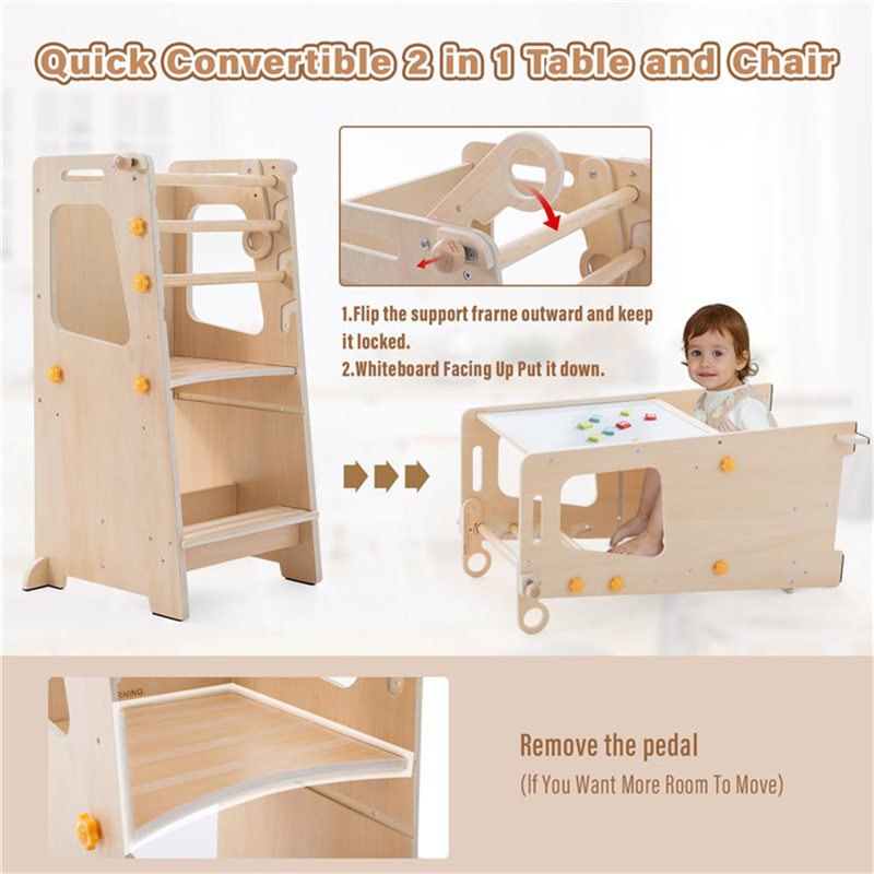 Baby Learning Tower Foldable W - Toddler Learning Tower ulasan dan harga