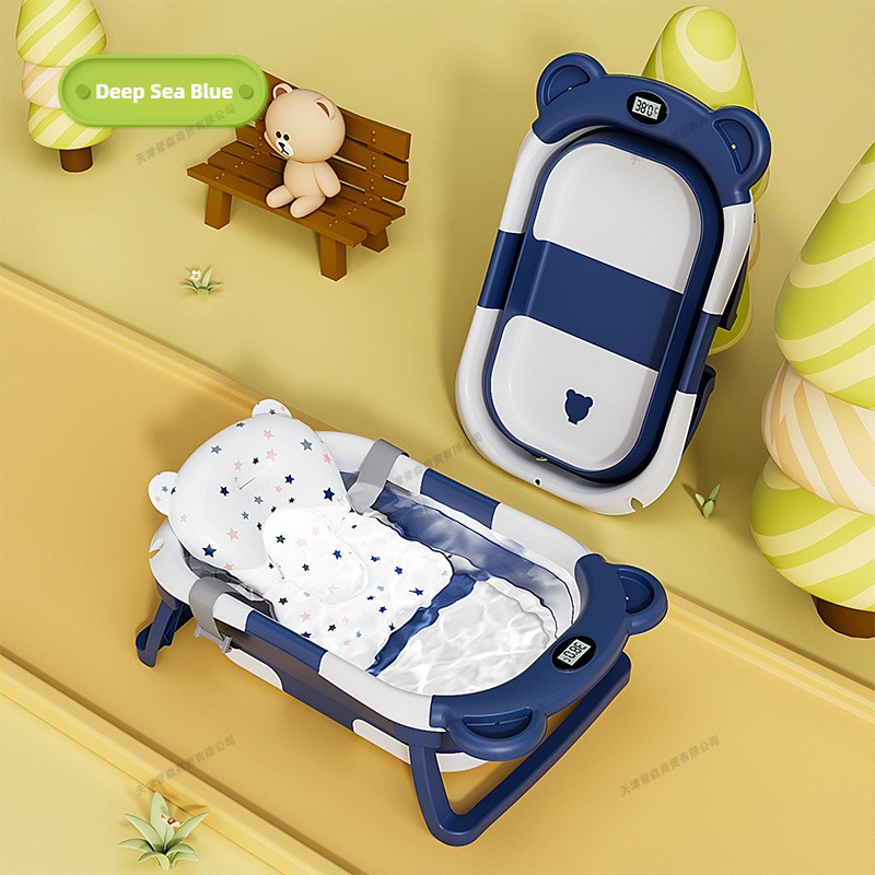 Foldable Baby Bath Tub Intelli - Baby Products For Newborn ulasan dan harga