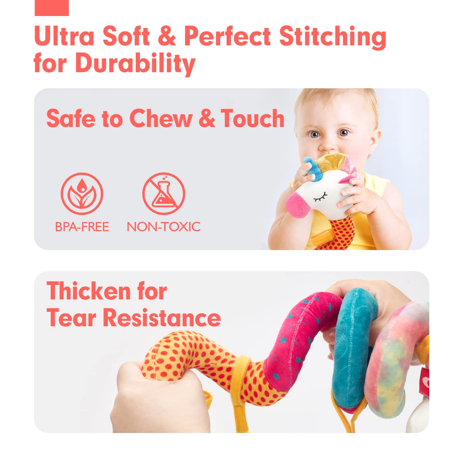Car Seat Toys for Babies Rattl - Baby Rattle Toy Set ulasan dan harga