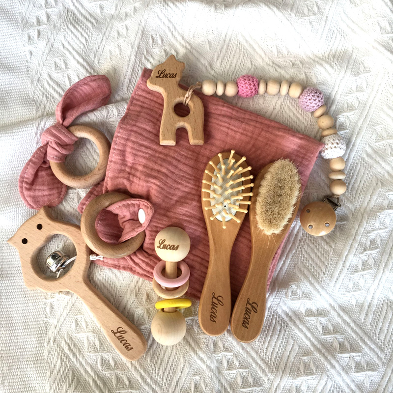 Personalized Name Bath Toys Se - Baby Rattle Toy Set ulasan dan harga