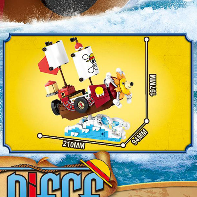 In Stock One Piece Pirate Ship - Lego Set Technic ulasan dan harga