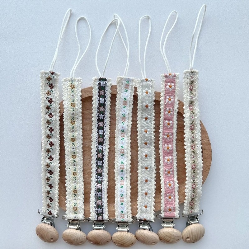 Lace Pacifier Clip Chain for N - Baby Products Dropshipping ulasan dan harga